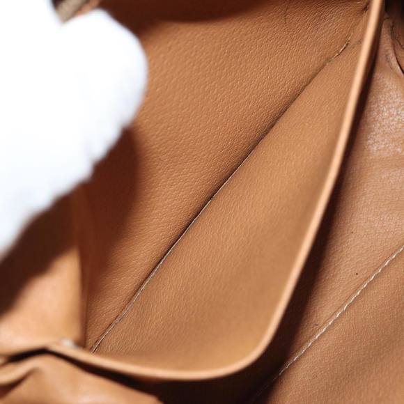 CELINE Macadam Canvas Pouch PVC Brown Auth yk14120 - Picture 11 of 16